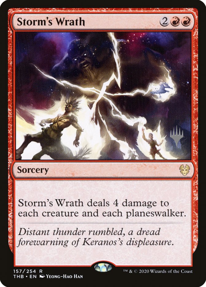 Storm's Wrath (Promo Pack) [Theros Beyond Death Promos] | Exor Games Truro