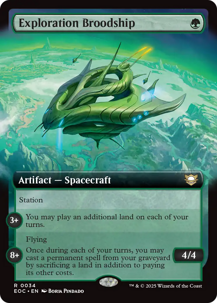 Exploration Broodship (Extended Art) [Edge of Eternities Commander] | Exor Games Truro