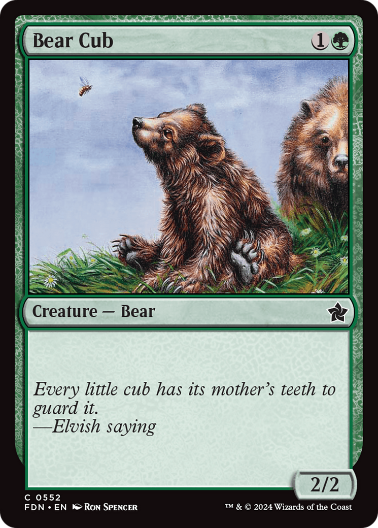 Bear Cub [Foundations] | Exor Games Truro