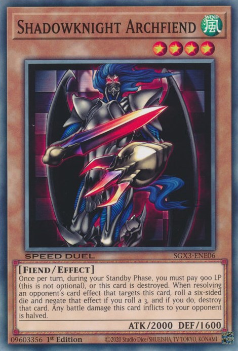 Shadowknight Archfiend [SGX3-ENE06] Common | Exor Games Truro