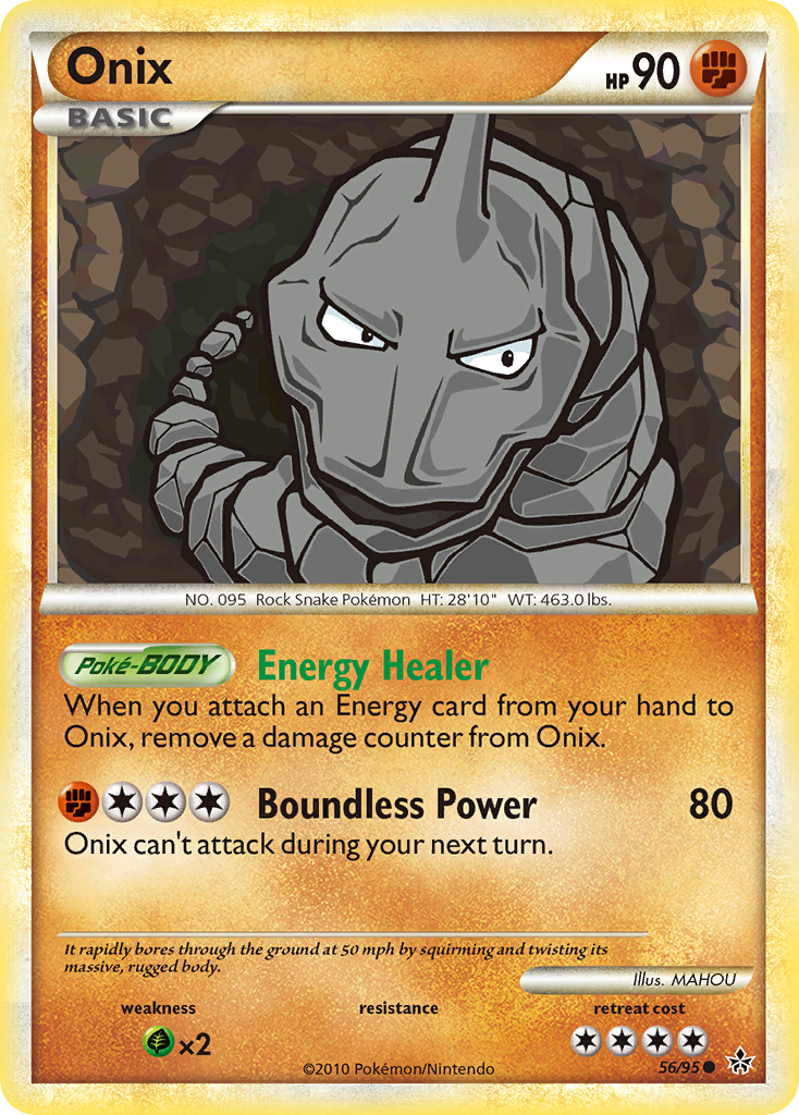 Onix (56/95) [HeartGold & SoulSilver: Unleashed] | Exor Games Truro