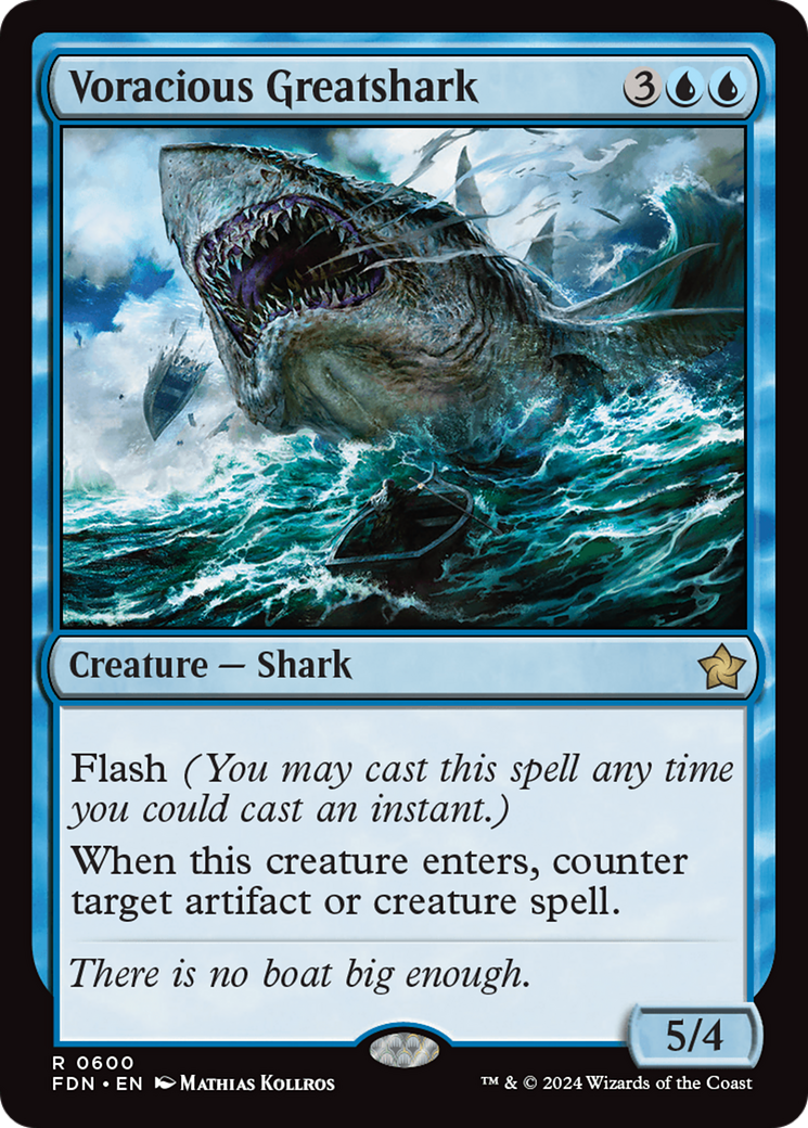 Voracious Greatshark [Foundations] | Exor Games Truro