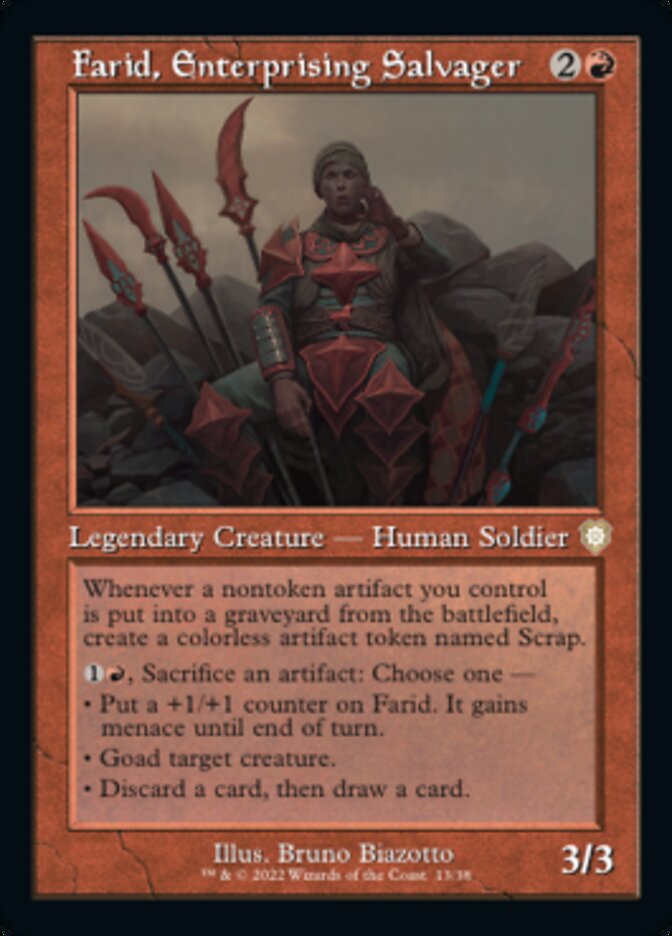 Farid, Enterprising Salvager (Retro) [The Brothers' War Commander] | Exor Games Truro