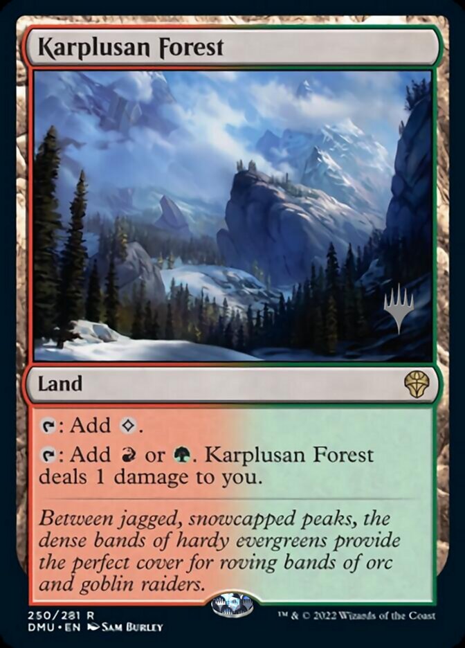 Karplusan Forest (Promo Pack) [Dominaria United Promos] | Exor Games Truro