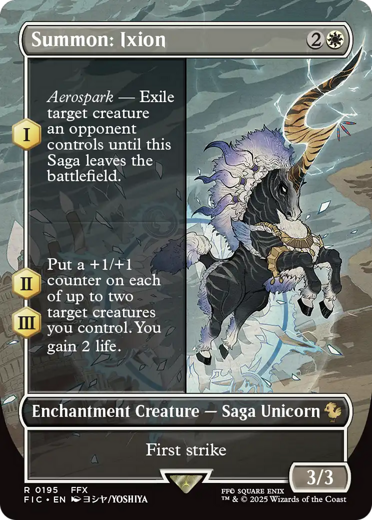 Summon: Ixion (Borderless) [FINAL FANTASY Commander] | Exor Games Truro