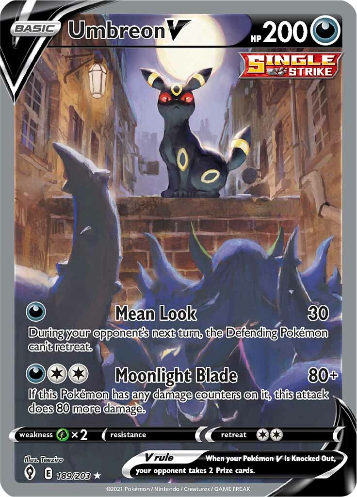 Umbreon V (189/203) [Sword & Shield: Evolving Skies] | Exor Games Truro