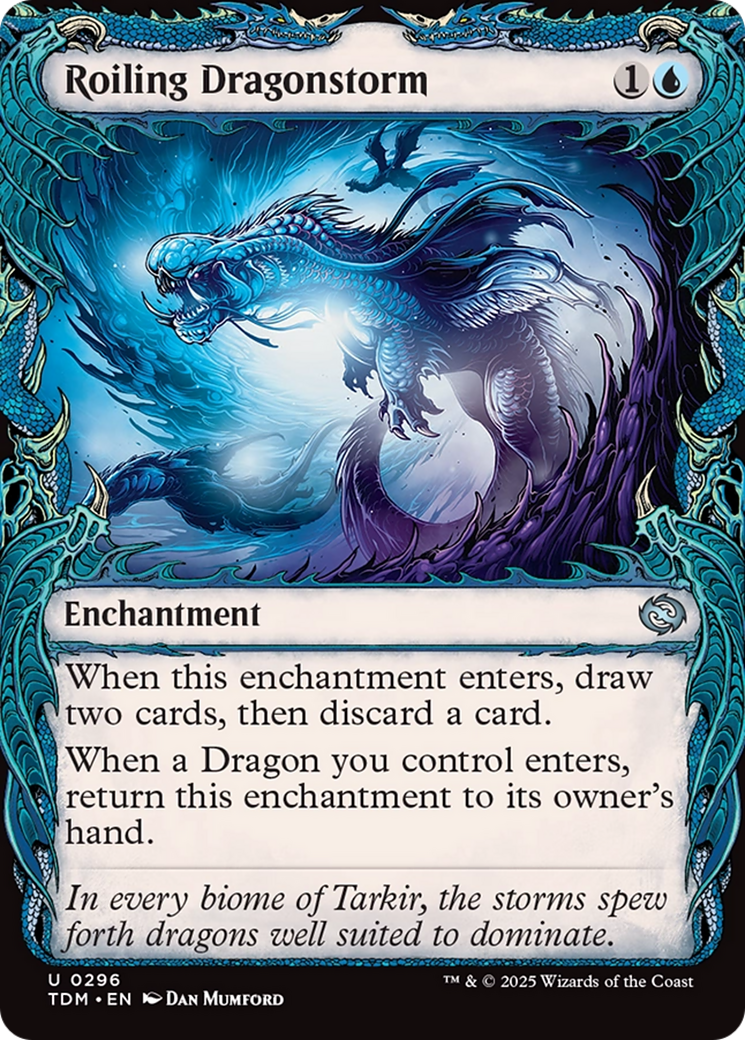 Roiling Dragonstorm (Showcase) [Tarkir: Dragonstorm] | Exor Games Truro