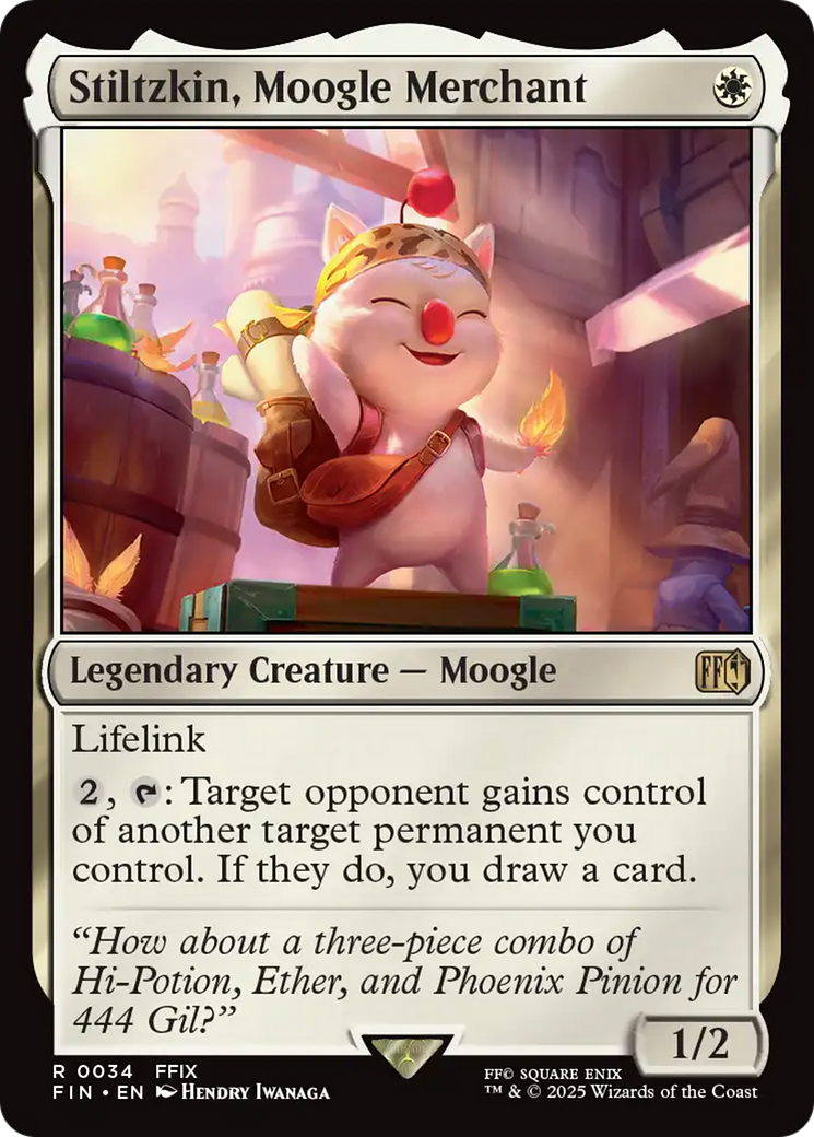 Stiltzkin, Moogle Merchant [FINAL FANTASY] | Exor Games Truro
