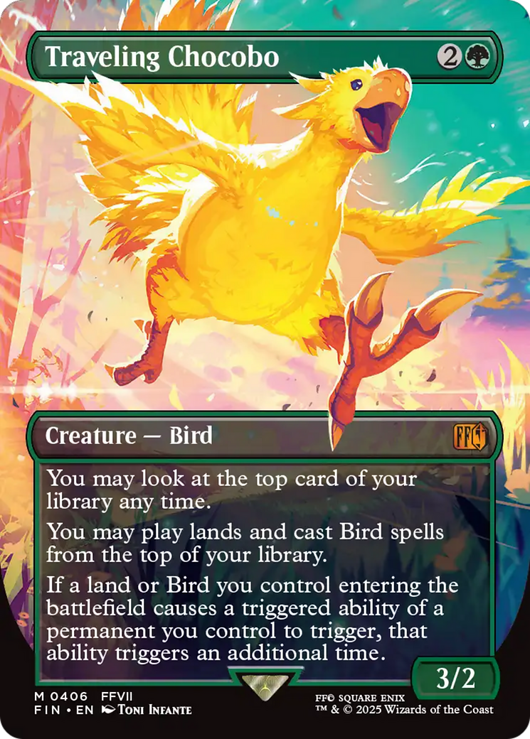 Traveling Chocobo (Borderless) [FINAL FANTASY] | Exor Games Truro