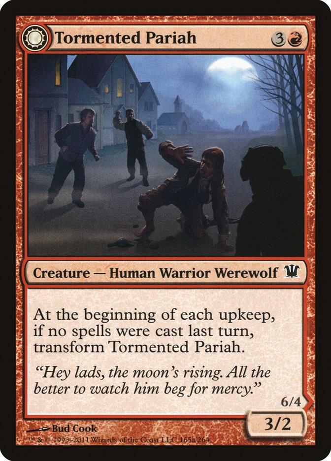 Tormented Pariah // Rampaging Werewolf [Innistrad] | Exor Games Truro