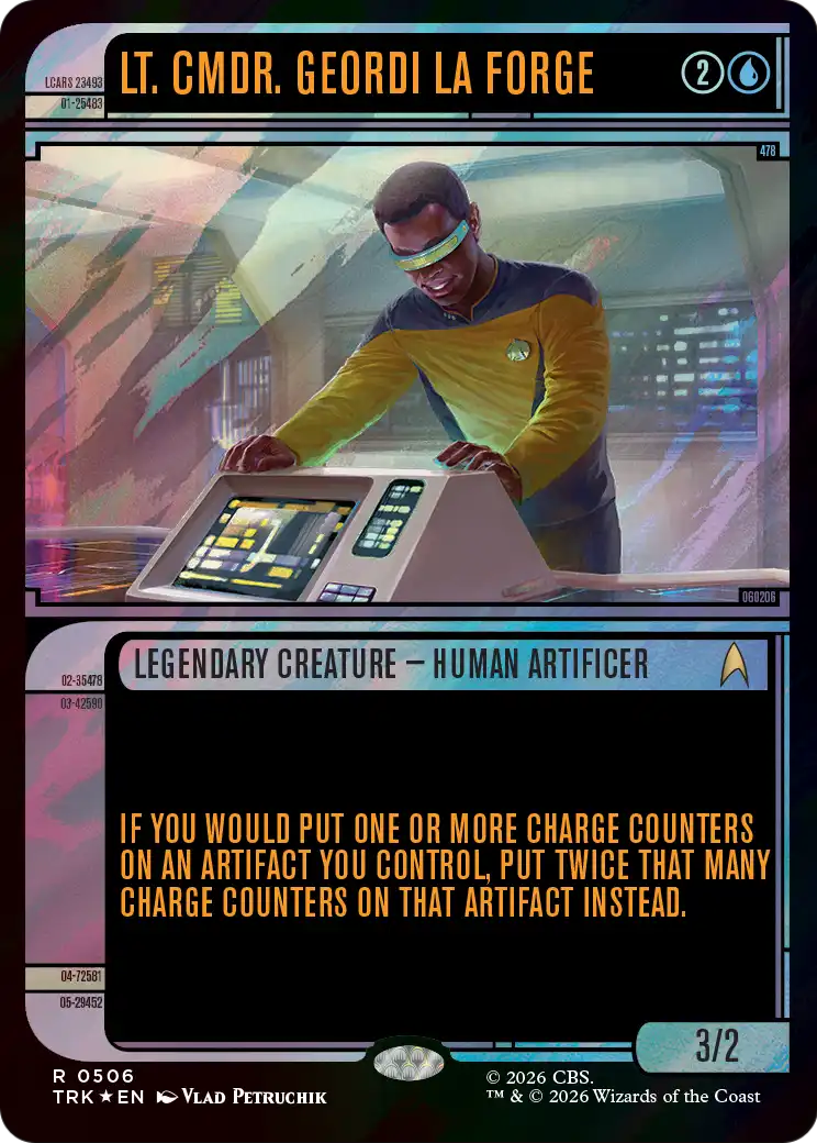 Lt. Cmdr. Geordi La Forge (Showcase) (Surge Foil) [Star Trek] | Exor Games Truro