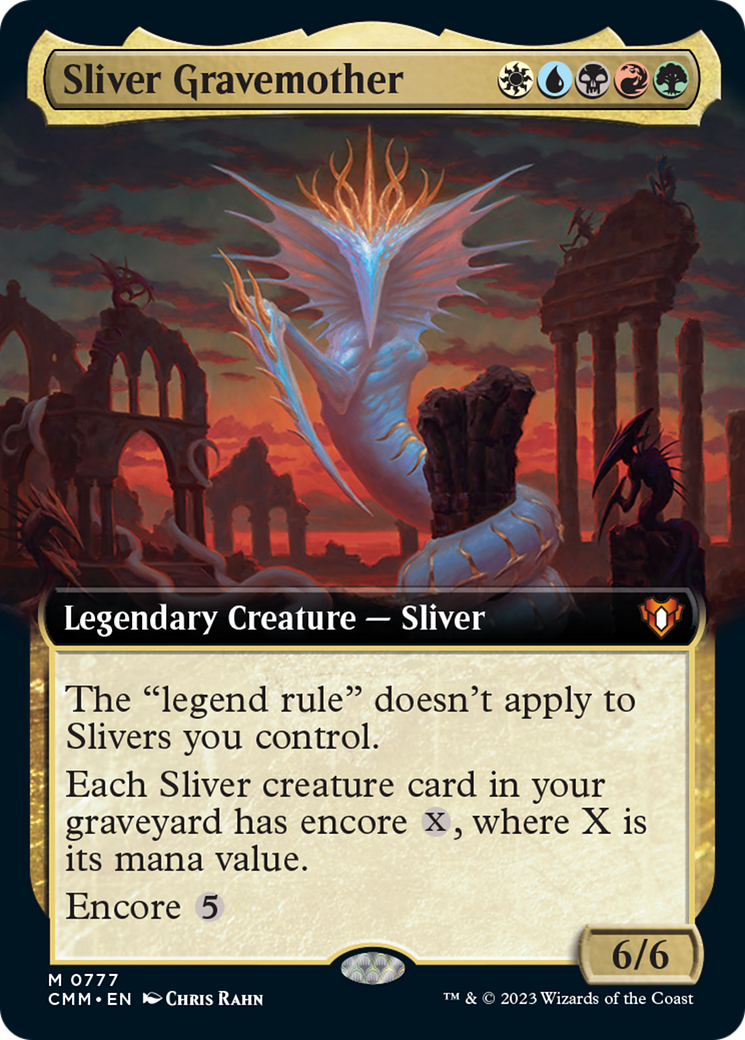 Sliver Gravemother (Extended Art) [Commander Masters] | Exor Games Truro