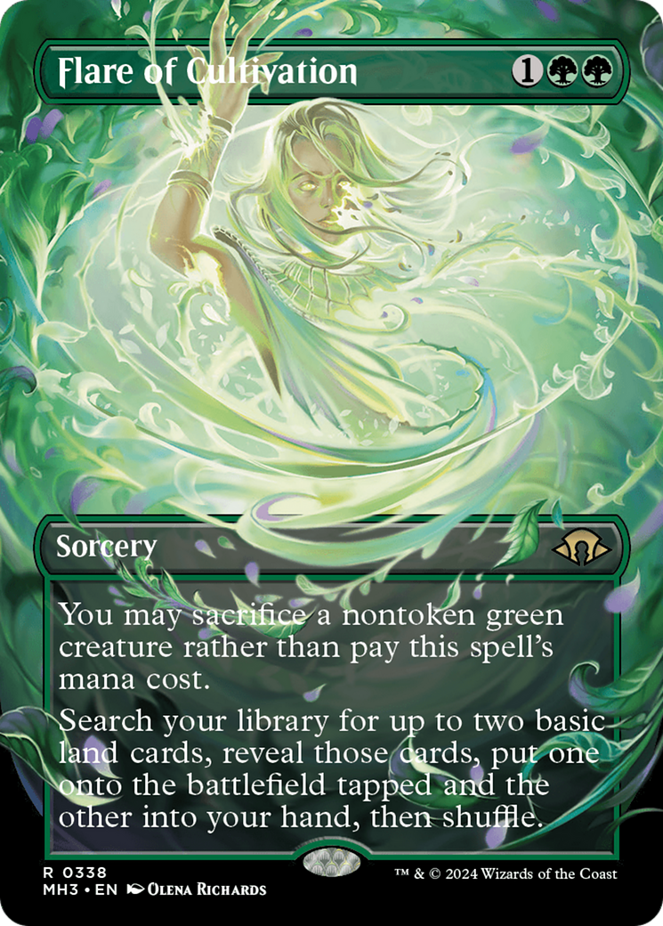 Flare of Cultivation (Borderless) [Modern Horizons 3] | Exor Games Truro