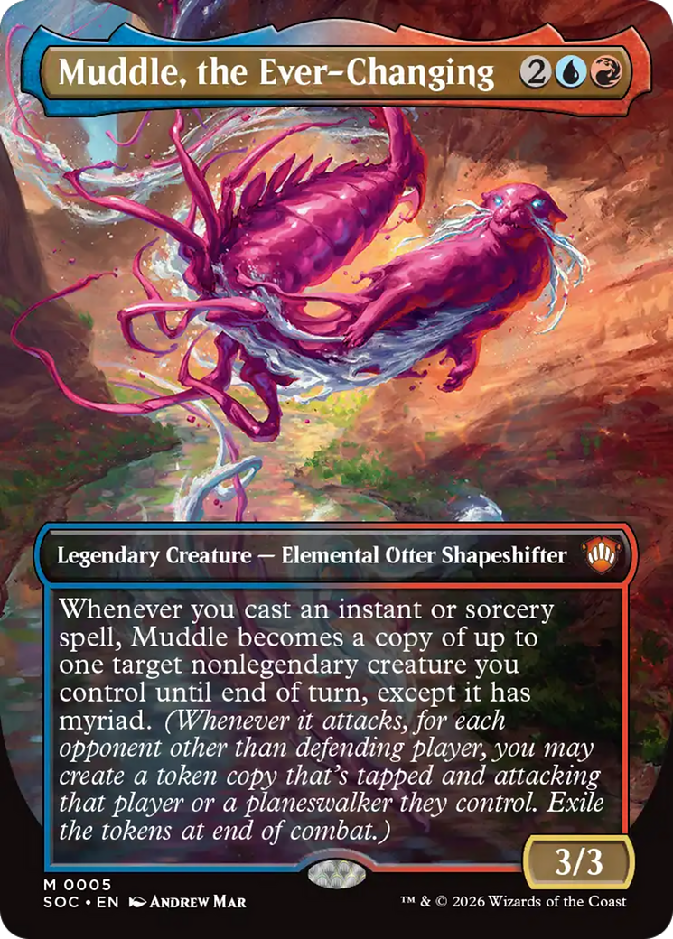 Muddle, the Ever-Changing (Borderless) [Secrets of Strixhaven Commander] | Exor Games Truro
