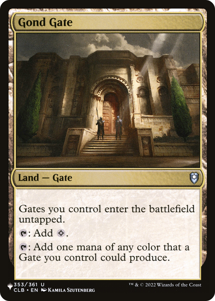 Gond Gate [The List] | Exor Games Truro
