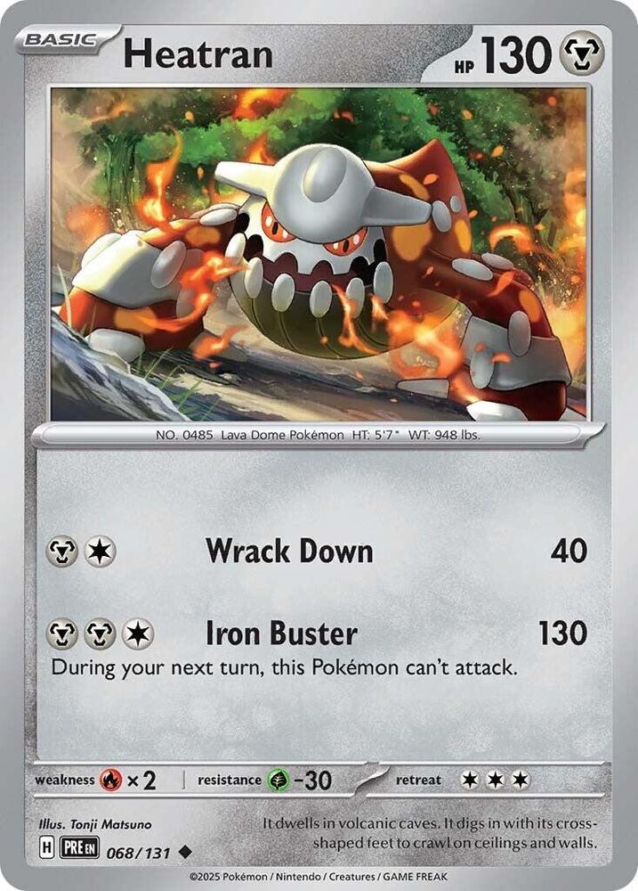Heatran (068/131) [Scarlet & Violet: Prismatic Evolutions] | Exor Games Truro