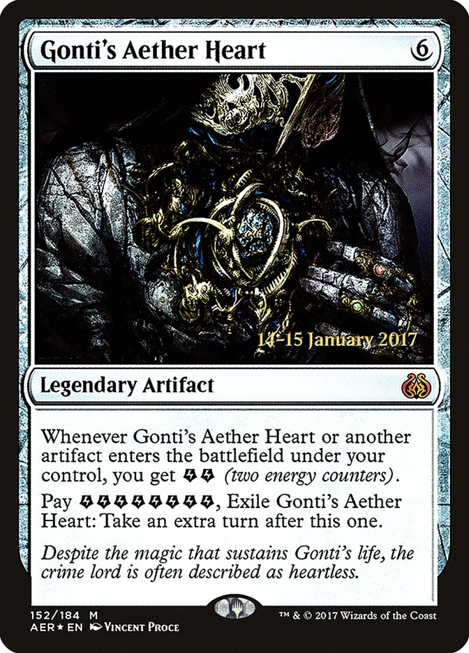 Gonti's Aether Heart [Aether Revolt Prerelease Promos] | Exor Games Truro
