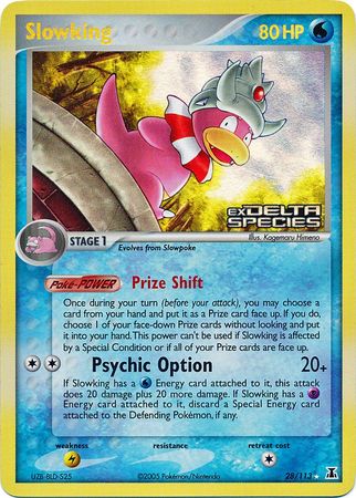 Slowking (28/113) (Stamped) [EX: Delta Species] | Exor Games Truro