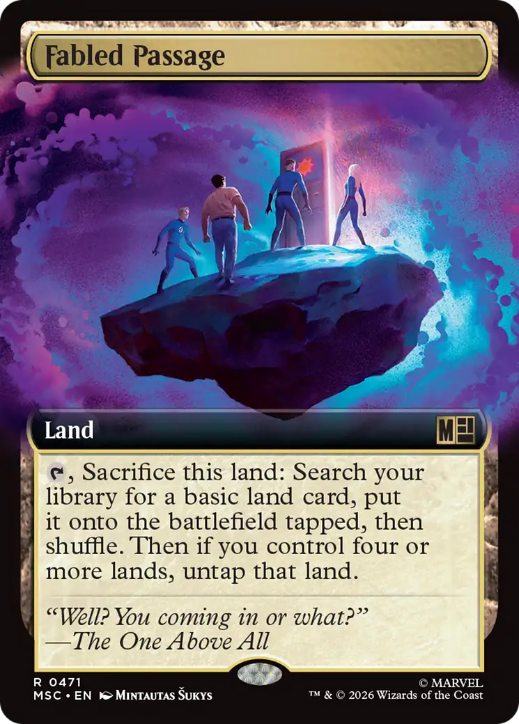 Fabled Passage (Extended Art) [Marvel Super Heroes Commander] | Exor Games Truro