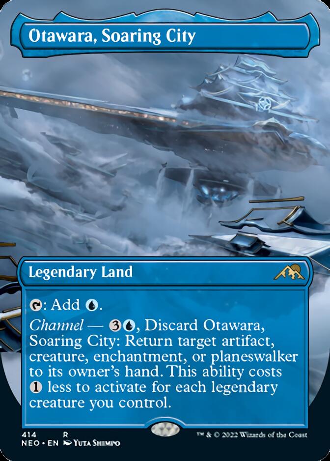 Otawara, Soaring City (Borderless Alternate Art) [Kamigawa: Neon Dynasty] | Exor Games Truro