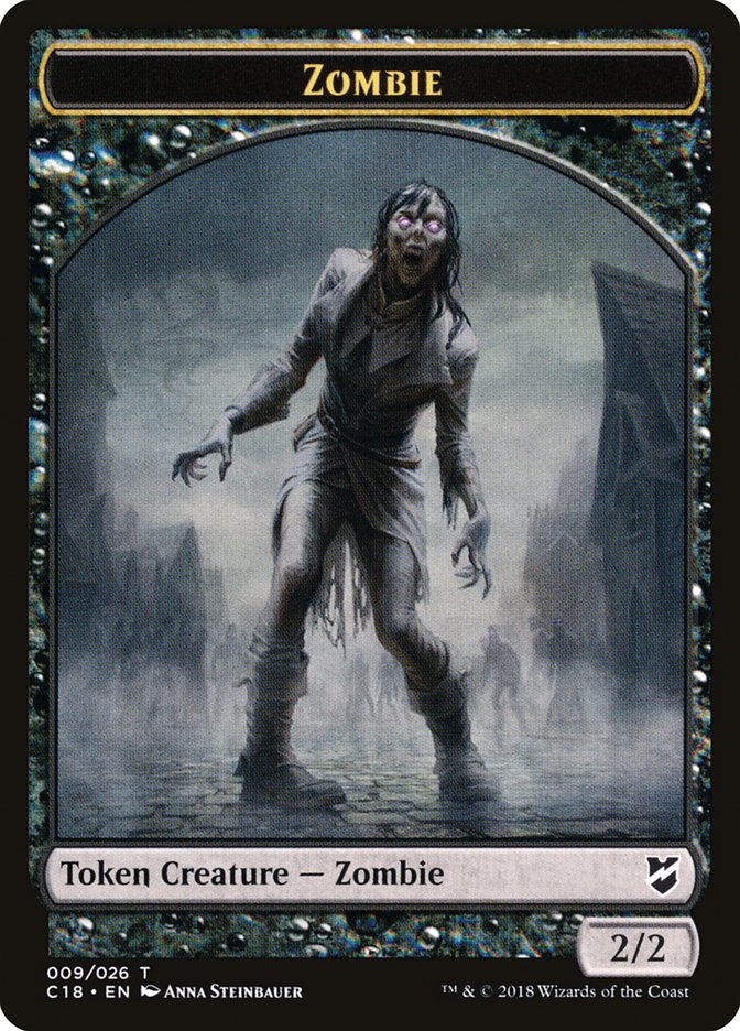 Zombie Token [Commander 2018 Tokens] | Exor Games Truro