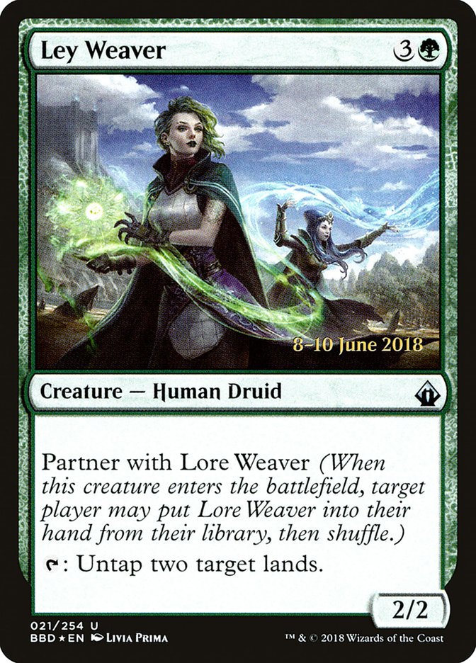 Ley Weaver [Battlebond Prerelease Promos] | Exor Games Truro