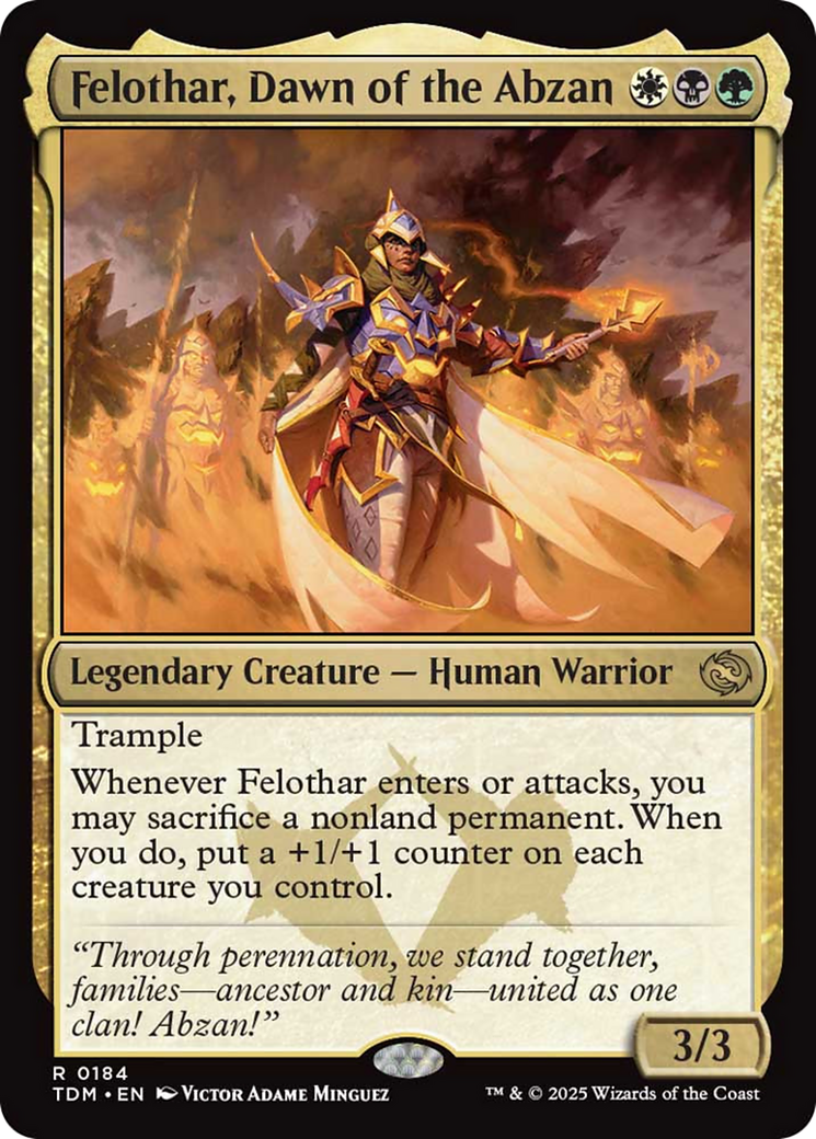 Felothar, Dawn of the Abzan [Tarkir: Dragonstorm] | Exor Games Truro