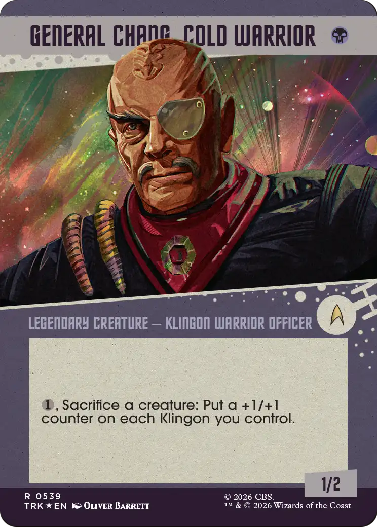 General Chang, Cold Warrior (0539) (Showcase Surge Foil) [Star Trek] | Exor Games Truro