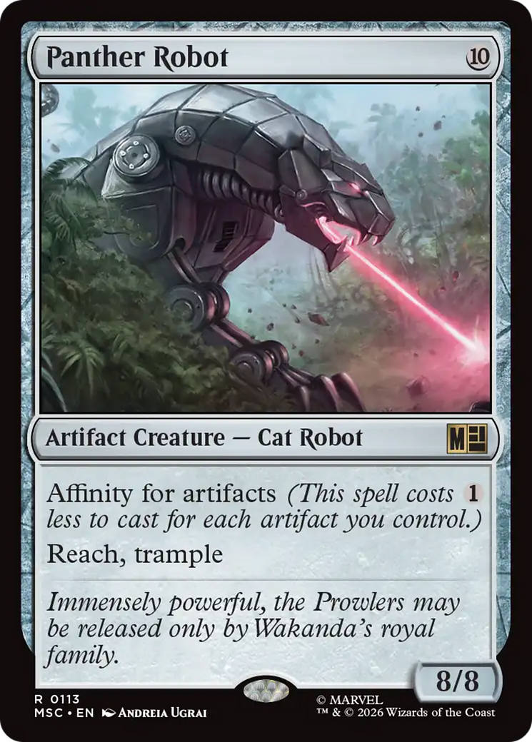 Panther Robot (Surge Foil) [Marvel Super Heroes Commander] | Exor Games Truro