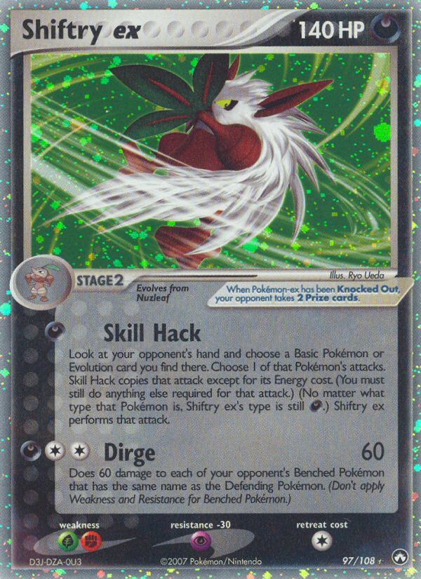 Shiftry ex (97/108) [EX: Power Keepers] | Exor Games Truro