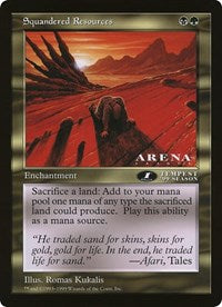 Squandered Resources (Oversized) [Oversize Cards] | Exor Games Truro