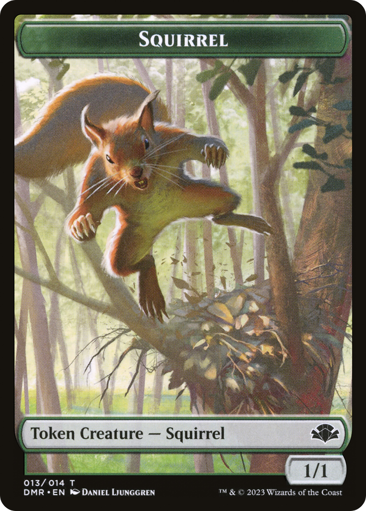 Squirrel Token [Dominaria Remastered Tokens] | Exor Games Truro