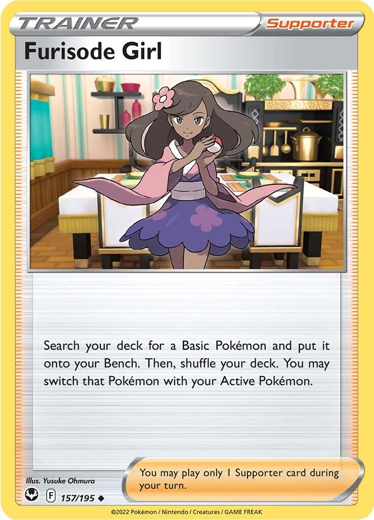 Furisode Girl (157/195) [Sword & Shield: Silver Tempest] | Exor Games Truro