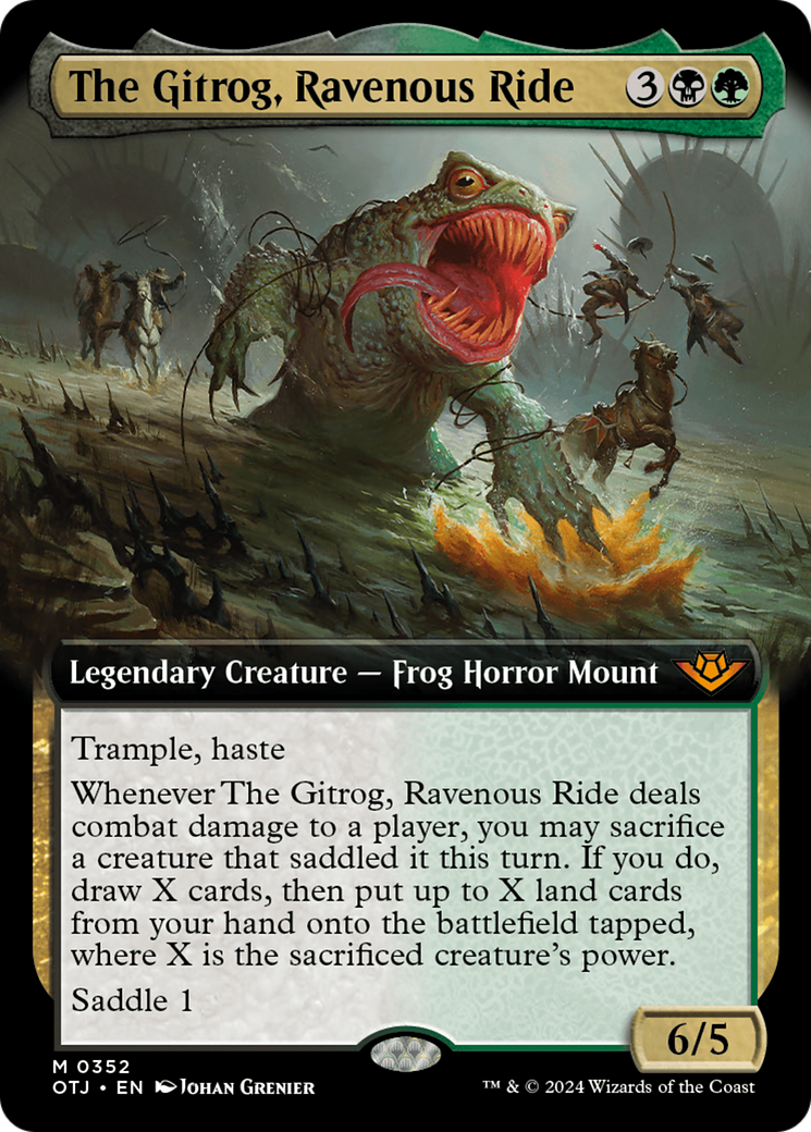 The Gitrog, Ravenous Ride (Extended Art) [Outlaws of Thunder Junction] | Exor Games Truro