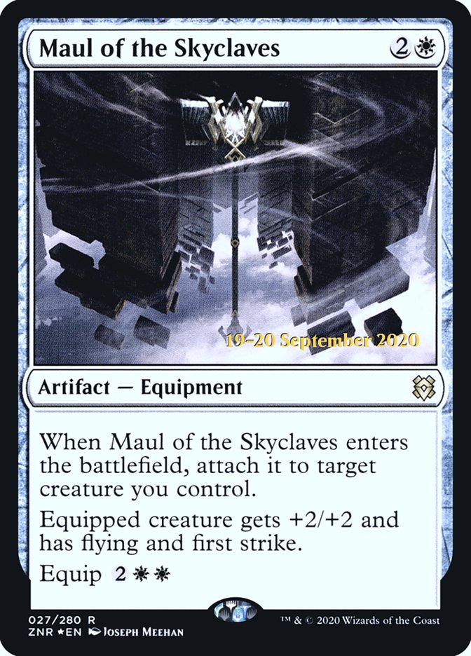 Maul of the Skyclaves [Zendikar Rising Prerelease Promos] | Exor Games Truro
