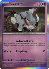 Greavard (105/198) (Mirage Holo) [Scarlet & Violet: Base Set] | Exor Games Truro