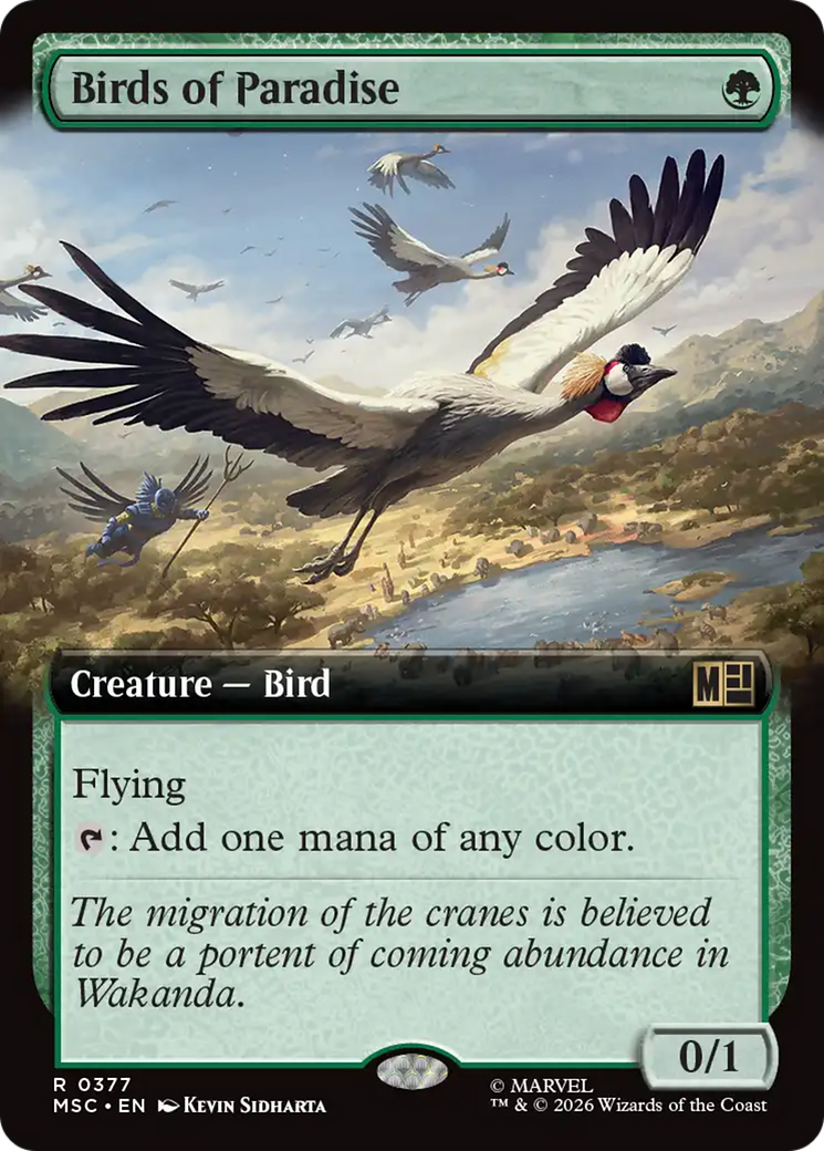 Birds of Paradise (Extended Art) [Marvel Super Heroes Commander] | Exor Games Truro