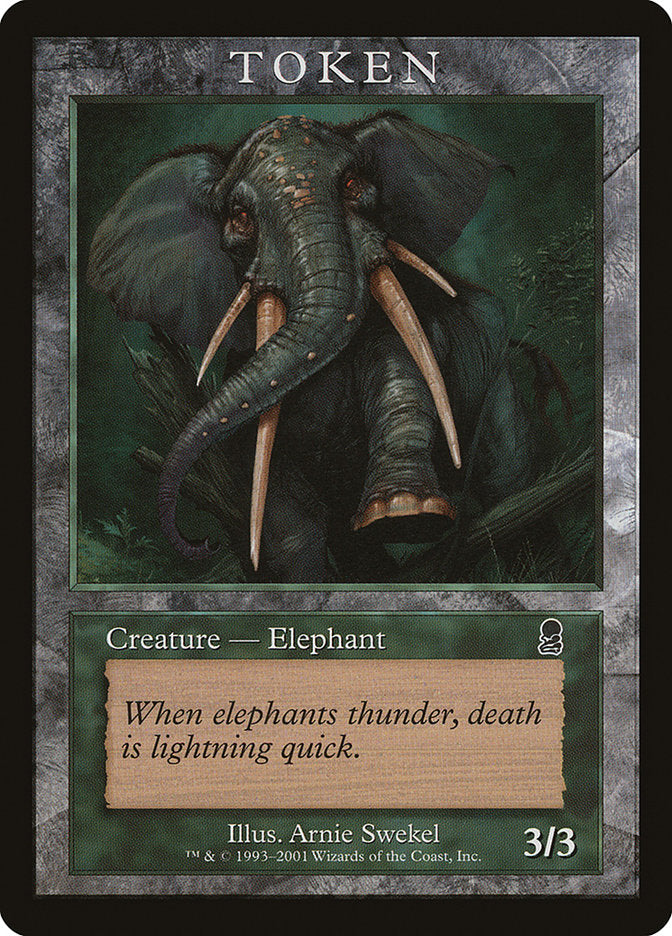 Elephant Token [Magic Player Rewards 2002] | Exor Games Truro