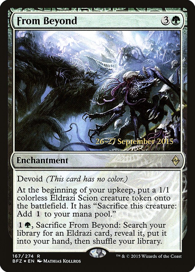 From Beyond [Battle for Zendikar Prerelease Promos] | Exor Games Truro