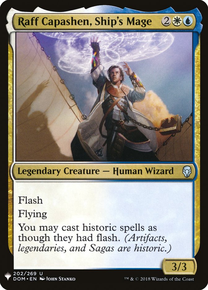 Raff Capashen, Ship's Mage [Mystery Booster] | Exor Games Truro