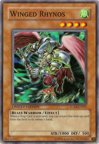 Winged Rhynos [FOTB-ENSE2] Super Rare | Exor Games Truro