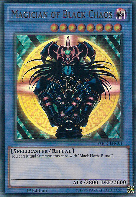 Magician of Black Chaos [YGLD-ENC01] Ultra Rare | Exor Games Truro