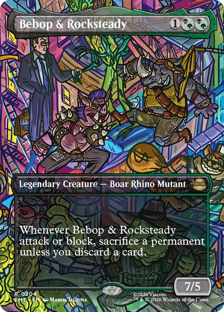 Bebop & Rocksteady (Borderless) [Teenage Mutant Ninja Turtles] | Exor Games Truro