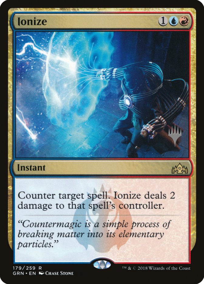 Ionize (Promo Pack) [Guilds of Ravnica Promos] | Exor Games Truro