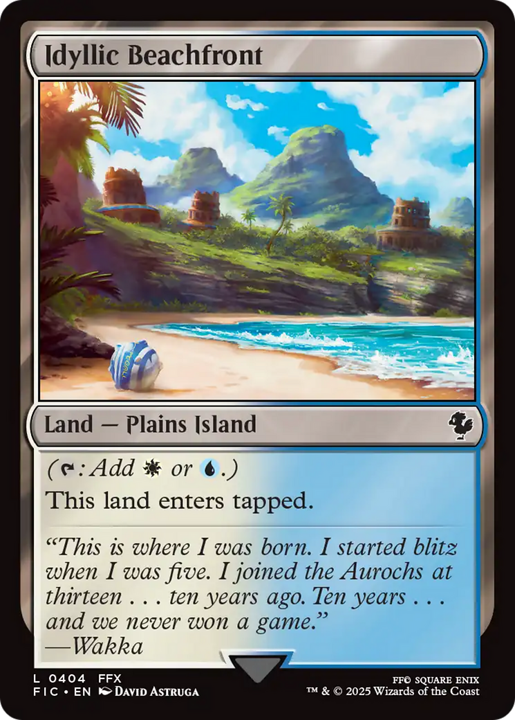 Idyllic Beachfront [FINAL FANTASY Commander] | Exor Games Truro