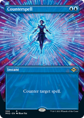 Counterspell (Borderless Alternate Art) [Modern Horizons 2] | Exor Games Truro