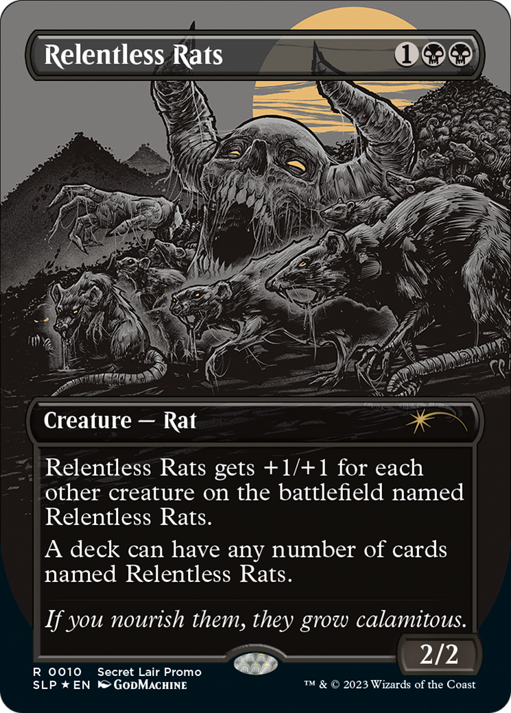 Relentless Rats (Borderless) [Secret Lair Showdown] | Exor Games Truro