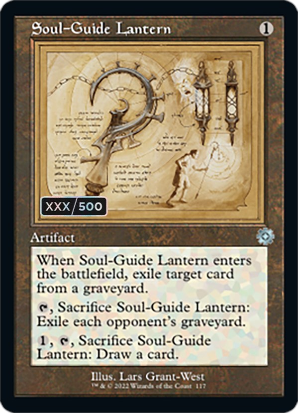 Soul-Guide Lantern (Retro Schematic) (Serialized) [The Brothers' War Retro Artifacts] | Exor Games Truro