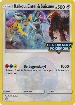 Raikou, Entei & Suicune (Jumbo Card) [Miscellaneous Cards] | Exor Games Truro