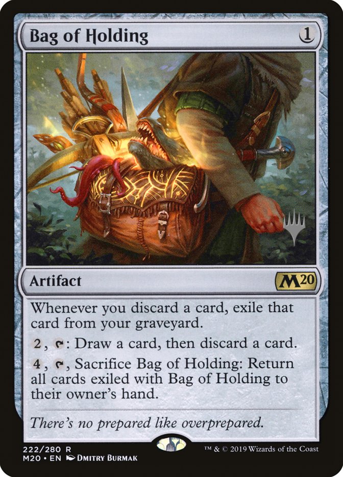 Bag of Holding (Promo Pack) [Core Set 2020 Promos] | Exor Games Truro